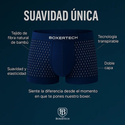 Boxers de Fibra Natural de Bambú - {Pague 4 y Lleve 8 Piezas}