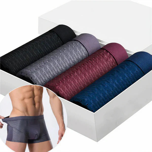 Boxers de Fibra Natural de Bambú - {Pague 4 y Lleve 8 Piezas}
